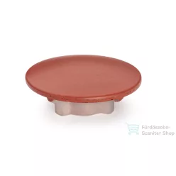   Svis Design  kimeneti dugó, zárókupak 65 mm lefolyóhoz- téglavörös, dekor nélkül, matt lakk UBY.02.BC.065.318.00.00.1