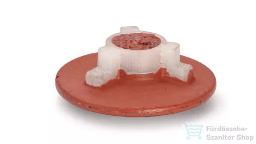 Svis Design  kimeneti dugó, zárókupak 65 mm lefolyóhoz- téglavörös, dekor nélkül, matt lakk UBY.02.BC.065.318.00.00.1