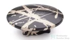 Svis Design zárókupak 65 mm lefolyóhoz-  fekete és pezsgő, félmatt lakk UBY.02.BC.065.915.PU.04.2