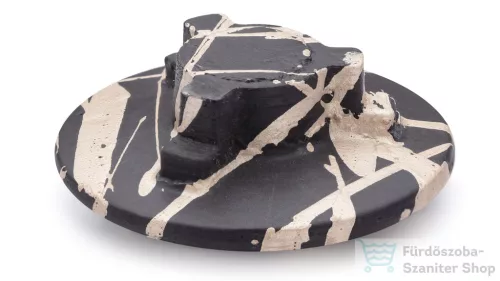 Svis Design zárókupak 65 mm lefolyóhoz-  fekete és pezsgő, félmatt lakk UBY.02.BC.065.915.PU.04.2
