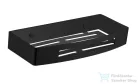 Omnires UNI 30x13 cm-es polc, matt fekete UN10331BL