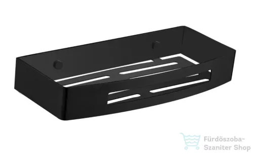Omnires UNI 30x13 cm-es polc, matt fekete UN10331BL