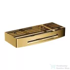Omnires UNI 30x13 cm-es polc, polírozott arany színű UN10331GL