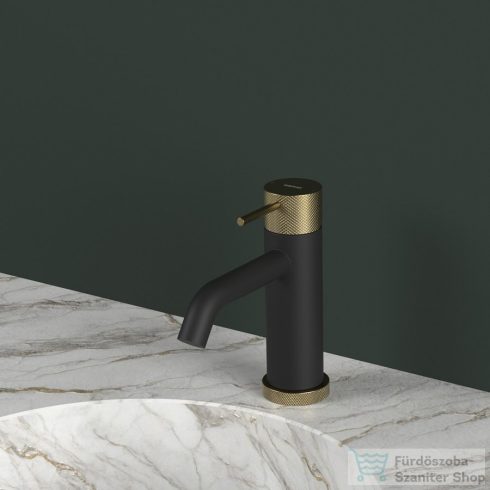 Sapho ULTRASAN álló mosdócsaptelep, matt fekete-matt arany (UT002VBG)