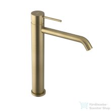   Sapho ULTRAMIX álló magasított mosdócsaptelep, hosszú kifolyócsővel, matt arany (UT007G)