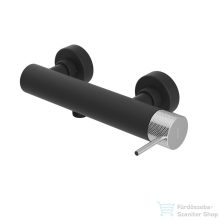   Sapho ULTRASAN fali zuhany csaptelep, matt fekete-króm (UT011VBC)