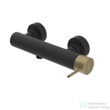   Sapho ULTRASAN fali zuhany csaptelep, matt fekete-matt arany (UT011VBG)