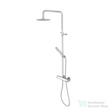   Sapho ULTRAMIX zuhanyoszlop, zuhanyszettel és fejzuhannyal, króm (UT139)