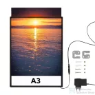 Leziter Plakátkeret led világítással 297x420 mm A3 UTLB-A3