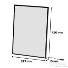 Leziter Plakátkeret led világítással 297x420 mm A3 UTLB-A3