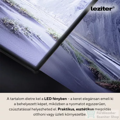 Leziter Plakátkeret led világítással 297x420 mm A3 UTLB-A3