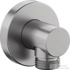 Duravit gégecső csatlakozó, rozsdamentes acél hatású UV0630008070