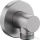 Duravit gégecső csatlakozó, rozsdamentes acél hatású UV0630008070