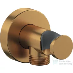   Duravit gégecső csatlakozós zuhanytartó, szálcsiszolt bronz UV0630009004