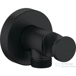   Duravit gégecső csatlakozós zuhanytartó, matt fekete UV0630009046