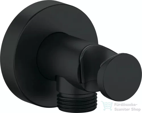 Duravit gégecső csatlakozós zuhanytartó, matt fekete UV0630009046