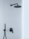 Duravit gégecső csatlakozós zuhanytartó, matt fekete UV0630009046