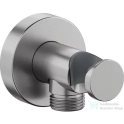   Duravit gégecső csatlakozós zuhanytartó, rozsdamentes acél hatású UV0630009070