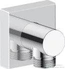 Duravit szögletes gégecső csatlakozó, króm UV0630011010