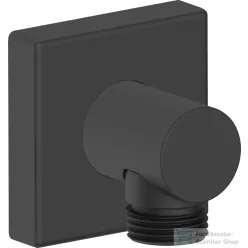   Duravit szögletes gégecső csatlakozó, matt fekete UV0630011046