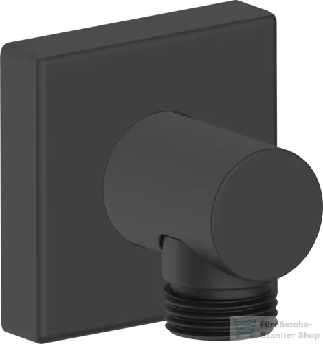 Duravit szögletes gégecső csatlakozó, matt fekete UV0630011046