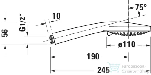 Duravit 3 funkciós kézizuhany, króm UV0652016010