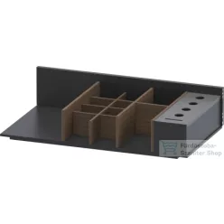   Duravit 866 mm fiókrendező szifonkivágás nélkül,jobb oldal,American Walnut Solid Wood UV9811R7777