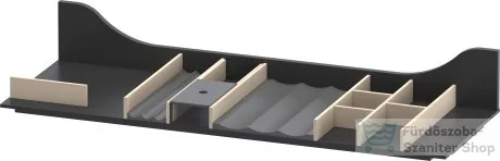 Duravit 1338 mm fiókrendező szifonkivágás nélküli,Maple UV982707878