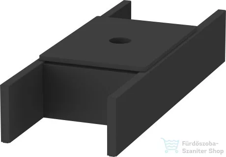 Duravit egyedileg átalakítható fiókrendező tetővel alsó szekrényhez, gyémántfekete,UV984500000