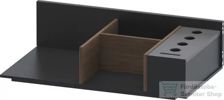 Duravit 684 mm fiókrendező szifonkivágás nélküli American Walnut Solid Wood UV985507777