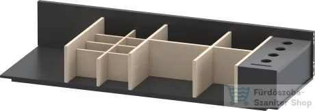Duravit 984 mm fiókrendező szifonkivágás nélküli,Maple UV985707878