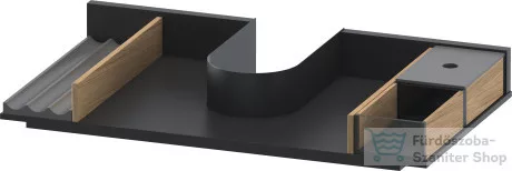 Duravit 684 mm fiókrendező szifonkivágással,Natural Oak solid UV98610H5H5