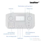 Leziter Etetőhajó V6 GPS 3 tartályos hátra és oldalkidobós fekete V6-3K-B-G1