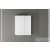AQUALINE VEGA tükrösszekrény, 60x70x18, fehér VG060