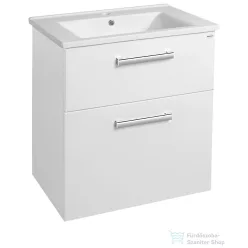   AQUALINE VEGA mosdótartó szekrény, 2 fiókos, 62x72,6x43,6cm, fehér VG063