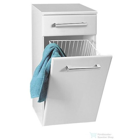 AQUALINE VEGA alsó szekrény, szennyestartóval, 40x78x31cm, fehér VG078