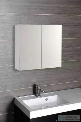 AQUALINE VEGA tükrösszekrény, 80x70x18, fehér VG080