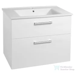   AQUALINE VEGA mosdótartó szekrény, 2 fiókos, 82x67,6x43,8cm, fehér VG083