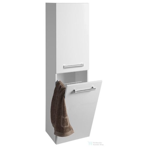 AQUALINE VEGA állószekrény, szennyestartóval, 40x150x31cm VG160