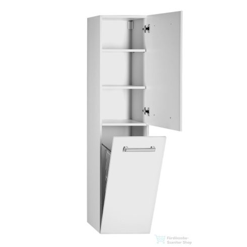 AQUALINE VEGA állószekrény, szennyestartóval, 40x150x31cm VG160