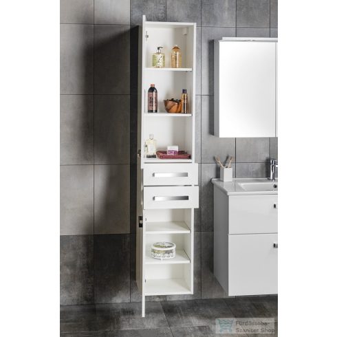 AQUALINE VEGA állószekrény, 35x184x31cm, fehér VG185