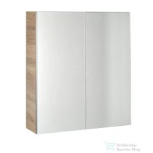   AQUALINE VEGA tükrösszekrény, 60x70x18cm, platinatölgy VG860