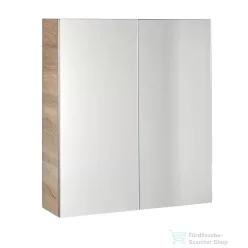   AQUALINE VEGA tükrösszekrény, 60x70x18cm, platinatölgy VG860