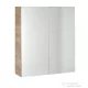AQUALINE VEGA tükrösszekrény, 60x70x18cm, platinatölgy VG860