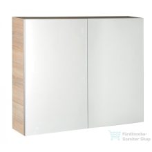   AQUALINE VEGA tükrösszekrény, 80x70x18cm, platinatölgy VG880