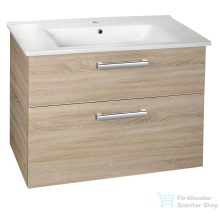   AQUALINE VEGA mosdótartó szekrény, 2 fiók, 82x67,6x43,8cm, platinatölgy VG883