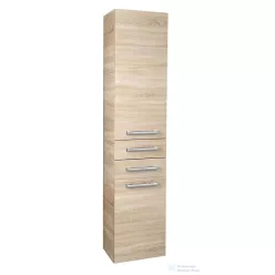   AQUALINE VEGA állószekrény, 35x184x31cm, platinatölgy VG985