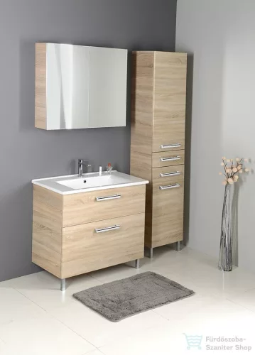 AQUALINE VEGA állószekrény, 35x184x31cm, platinatölgy VG985