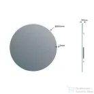 Sapho VISO tükör LED világítással, átm:800mm (VS080)