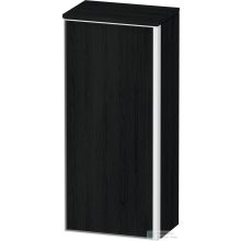   Duravit VITRIUM 89,9x40x26,2 cm-es 1 ajtós magas szekrény fehér színű fogantyúval, balos, matt grafit VT1355L1616000W